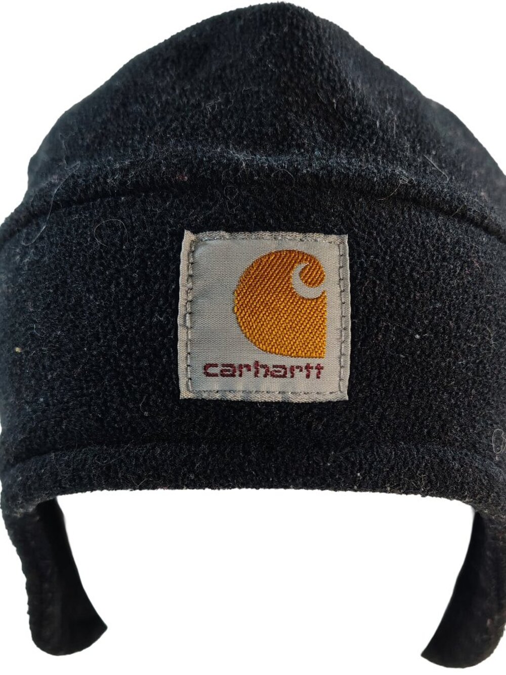 Unisex Adults Black Carhartt Earmuff Beanie